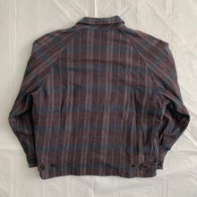 Load image into Gallery viewer, 1980s CDGH Earth Tone Plaid Work Blouson - Size L