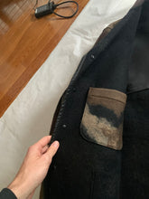 Load image into Gallery viewer, aw1997 Issey Miyake Wool Camo Blazer with Leather Trim - Size L