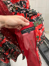 Load image into Gallery viewer, ss2019 Comme des Garcons Homme Plus Red Tulle Embroidered Camouflage Blazer - Size M