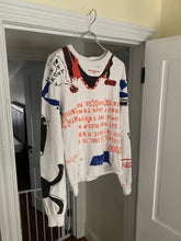 Load image into Gallery viewer, 2000s Bernhard Willhelm White Graphic Crewneck - Size M