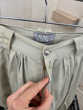 Load image into Gallery viewer, 1980s Marithe Francois Girbaud Beige Patch Pocket Paneled Trousers with Adjustable Synch Hem Detail - Size M