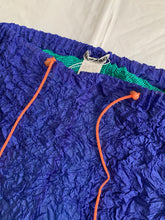 Load image into Gallery viewer, aw1999 Issey Miyake Blue Crinkled Bungee Pants - Size M