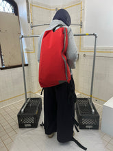Load image into Gallery viewer, Late 1990s Mandarina Duck Oversize Red 'Basis' Duffle Bag - Size OS