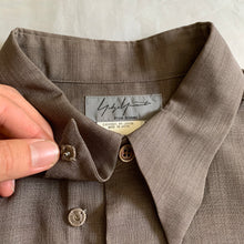 Load image into Gallery viewer, ss2002 Yohji Yamamoto Polyester Gauze Saeko Shirt - Size L