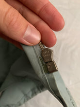 Load image into Gallery viewer, 1990s Katharine Hamnett Glacier Blue Military Parka with Ribbed Neck Hood - Size OS