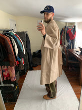 Load image into Gallery viewer, aw1995 Yohji Yamamoto Beige Raw Cut Wool Overcoat - Size OS