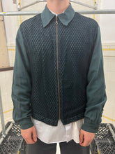 Load image into Gallery viewer, 1990s Dexter Wong Forest Green Jacket with Mesh Netting - Size M