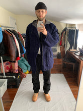 Load image into Gallery viewer, 1990s Katharine Hamnett Navy Parka - Size M