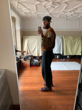 Load image into Gallery viewer, 1990s Armani Painted Corduroy and Velour Bomber - Size XL