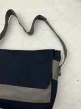 Load image into Gallery viewer, Late 1990s Mandarina Duck Navy Messenger Bag - Size OS