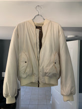 Load image into Gallery viewer, 1990s Armani Oversized White Nylon Bomber Jacket - Size OS
