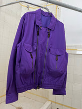 Load image into Gallery viewer, 1980s Armani Dual Zip Iridescent Flight Jacket - Size XL