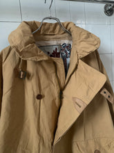 Load image into Gallery viewer, 1980s Emporio Armani Coated Cotton Wide Jacket with Packable hood and 3D front pockets - Size XL