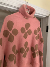 Load image into Gallery viewer, aw1996 CDG Cropped Flower Intarsia Sweater - Size M