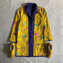 Load image into Gallery viewer, ss2000 Issey Miyake x Takashi Murakami Reversible Yellow Long Work Coat - Size M