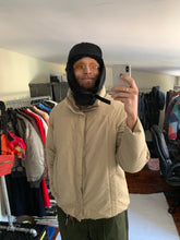 Load image into Gallery viewer, 2000s Junya Watanabe Black Nylon Aviator Hat with Fleece Lining - Size OS