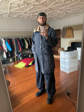 Load image into Gallery viewer, 1990s Armani Navy Hooded Military Parka - Size M