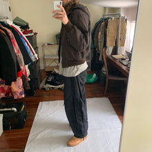 Load image into Gallery viewer, 1990s Katharine Hamnett Ribbed Neck Hooded Work Bomber Jacket - Size L