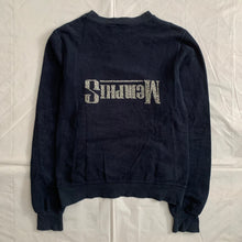 Load image into Gallery viewer, 2000s Bernhard Willhelm Faded Aqua Insideout Crewneck with Kangaroo Pocket - Size M