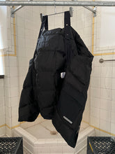 Load image into Gallery viewer, Late 1990s Mandarina Duck Black Hooded Down Parachute Parka - Size L