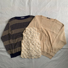 Load image into Gallery viewer, 1990s Armani Cream 3D Design Sleeveless Pullover Knit - Size S