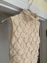 Load image into Gallery viewer, 1990s Armani Cream 3D Design Sleeveless Pullover Knit - Size S