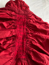 Load image into Gallery viewer, aw2007 Issey Miyake APOC Cropped Red Jacket with Pleats and Ribbing Details - Size S