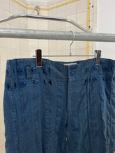 Load image into Gallery viewer, 1970s Marithe Francois Girbaud x 11342 Paneled Button Cinch Trouser - Size L