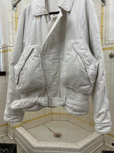 Load image into Gallery viewer, 1980s Katharine Hamnett Padded Flight Cargo Jacket with Belted Waist - Size OS