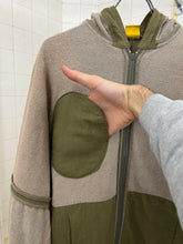 Load image into Gallery viewer, 2000s Mandarina Duck Reversible Linen/Towel Hoodie with Neck Cutout- Size M