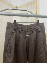 Load image into Gallery viewer, 1980s Marithe Francois Girbaud Pleated Twill Pants with Buttoned Pockets - Size L