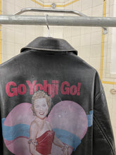 Load image into Gallery viewer, aw1991 Yohji Yamamoto 6.1 The Men "Go Yohji Go" Pin-up A2 Leather Jacket - Size XL
