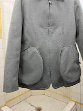 Load image into Gallery viewer, Late 1990s Mandarina Duck Light Grey Egg Cell Tailored Blouson - Size S