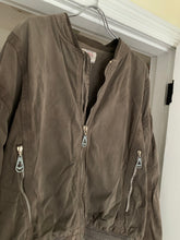 Load image into Gallery viewer, 1990s Armani Faded Brown Oversized Bomber Jacket with Contrast Detailing - Size XXL