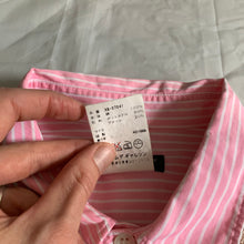 Load image into Gallery viewer, ss2000 CDGH+ Pink Pinstripe Gobelin Tapestry Shirt - Size OS