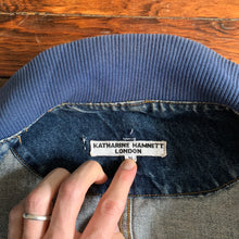 Load image into Gallery viewer, 1980s Katharine Hamnett Denim Teddy Jacket - Size L