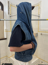 Load image into Gallery viewer, 1980s Marithe Francois Girbaud x Complements Denim Hooded Life Preserver Vest - Size M