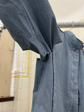Load image into Gallery viewer, 2000s Mandarina Duck Raw Cut Coated Fabric Shirt Jacket with Contrast Detailing - Size M
