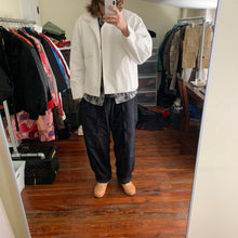 Load image into Gallery viewer, ss1996 Yohji Yamamoto Flower and Boys White Work Jacket - Size XL