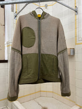 Load image into Gallery viewer, 2000s Mandarina Duck Reversible Linen/Towel Hoodie with Neck Cutout- Size M