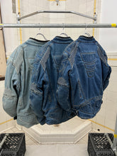 Load image into Gallery viewer, Vintage Padded Denim Moto Jacket - Size M