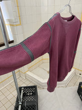 Load image into Gallery viewer, 2000s General Research Contrast Ribbed Paneled Crewneck - Size S