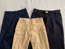 Load image into Gallery viewer, 2000s Armani Beige Gimmick Cargo Pocket Work Pants - Size S