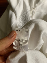 Load image into Gallery viewer, 2001 Bernhard Willhelm Lung Embroidered White Hoodie - Size M