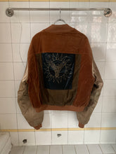 Load image into Gallery viewer, 1990s Armani Painted Corduroy and Velour Bomber - Size XL