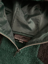 Load image into Gallery viewer, 2000s Vintage Green and Black Mohair Ninja Hoodie - Size M