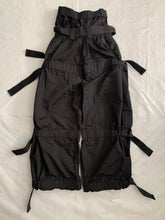 Load image into Gallery viewer, aw2015 Craig Green Black Oversized Bondage Parachute Pants - Size OS