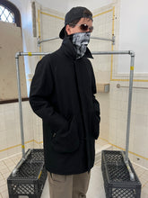 Load image into Gallery viewer, Late 1990s Mandarina Duck Egg Cell Padded High Neck Trench - Size M