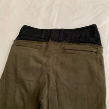 Load image into Gallery viewer, aw2004 Issey Miyake Reconstructed Switch Fabric Paneling Pants - Size L