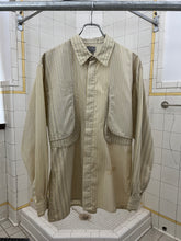 Load image into Gallery viewer, 1980s Marithe Francois Girbaud Multi Stripe Layered Pocket Shirt - Size L